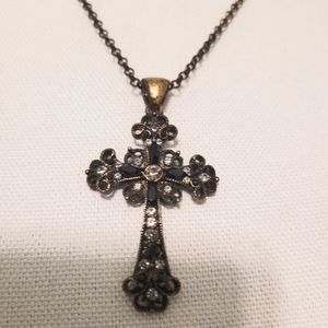 Lia Sophia cross necklace